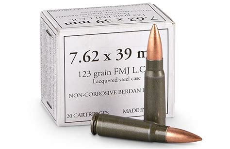 Wolf Ammo 762x39 123 Gr Fmj Steel Case 1000 Rounds