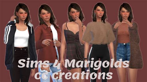 I Downloaded All Cc From Sims 4 Marigold 😆voiceover Youtube