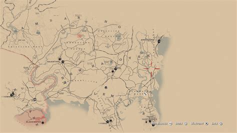 Red Dead Redemption 2 Chick S Treasure Maps Locations
