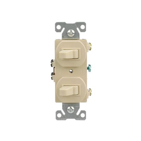 Eaton 15 Amp Single Pole Ivory Combination Light Switch In The Light