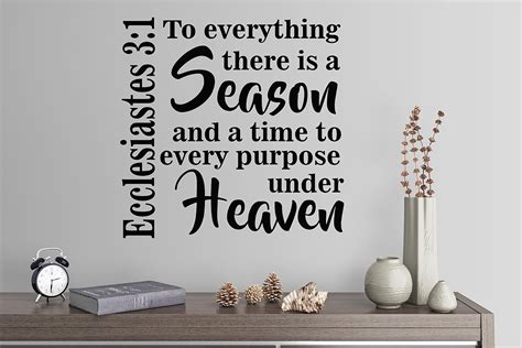 24x24 Ecclesiastes 31 To Everything There Is A Season