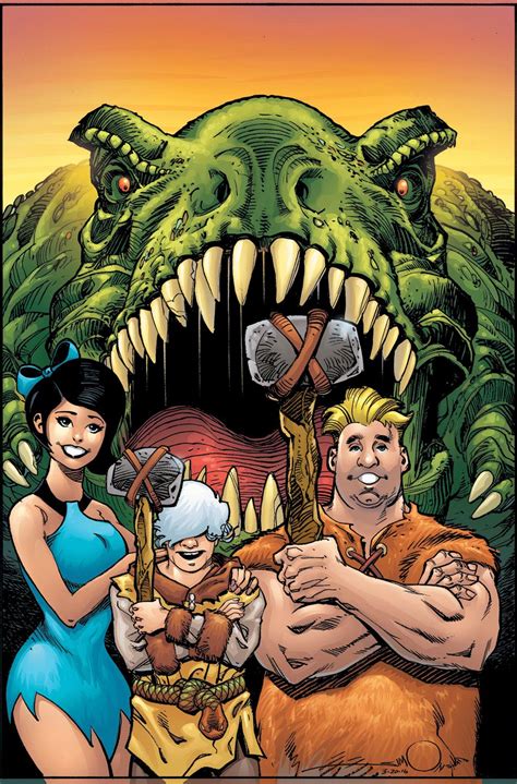 mark russell s the flintstones comic series adds steve pugh as artist