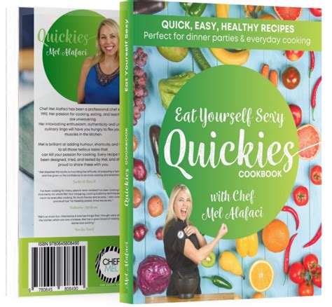 Quickies Eat Yourself Sexy Cookbook Paperback Chef Mel