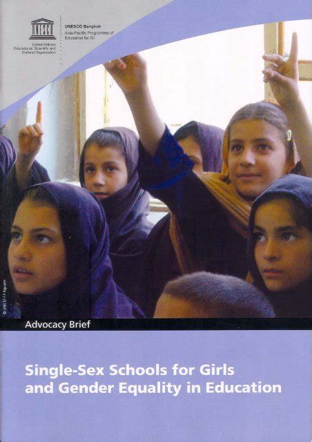 Single Sex Schools For Girls And Gender Unesco Bangkok