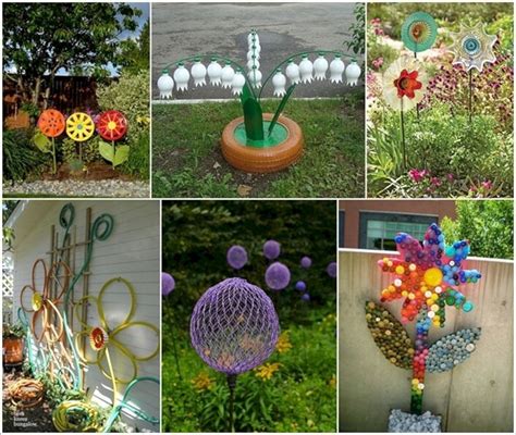 15 Wonderful Diy Garden Ideas From Recycled Materials Dexorate Garden