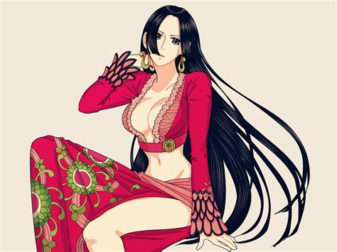 Boa Hancock One Piece Highres 1girl Black Hair Breasts Large Breasts Long Hair Solo