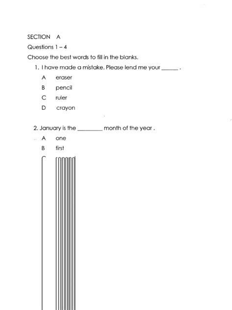 Bahasa inggeris kertas 1,tahun 2. Soalan ENGLISH BI Bahasa Inggeris Tahun 2 Paper 1