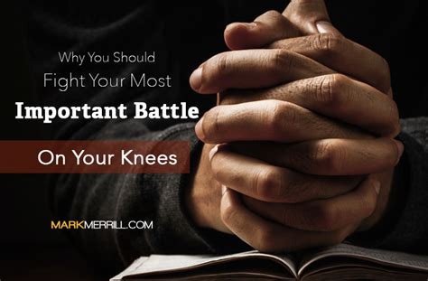 Why You Should Fight Your Most Important Battle On Your