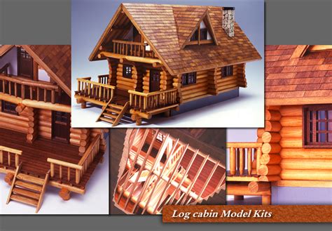 Direct From Japan Log Cabin Build Model Kits By Woody Joe