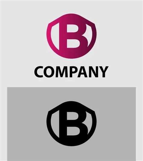 Letter B Ribbon Arrow Logo Icon Design Template Elements — Stock Vector