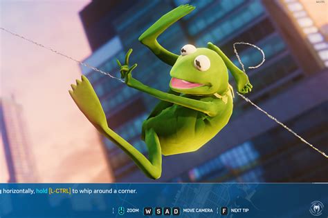 Marvels Spider Man Remastered Is Best Played As Kermit The Frog Polygon