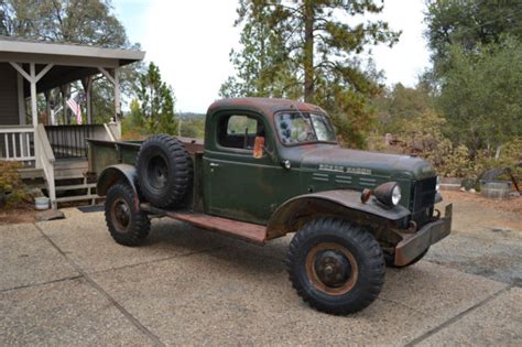 1948 Dodge Power Wagon Civillian Original Unrestored Classic Dodge