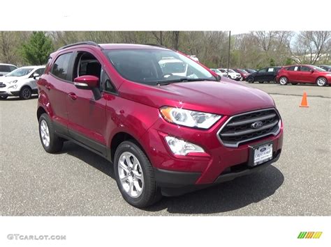 Ruby Red Ford Ecosport Se Wd Photo Gtcarlot Com Car Color Galleries