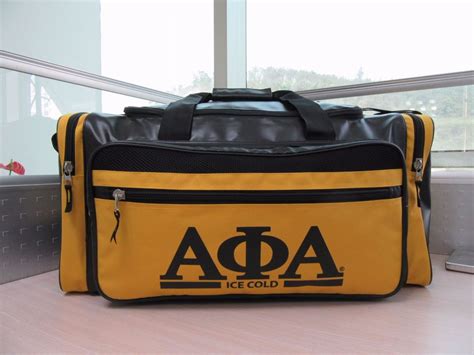 Alpha Phi Alpha Fraternity Large Duffle Gym Travel Sports Luggage