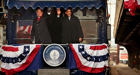 Obamas ‘lincolnesque Train Ride Outside The Beltway