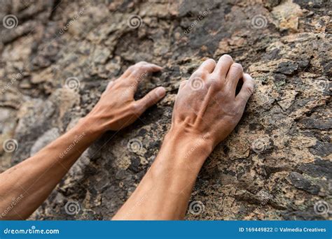 Hands Of A Traditional Rock Climber Stock Photo Image Of Active