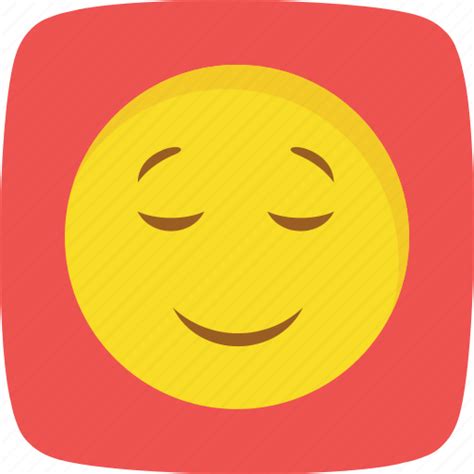 Calm Emoticon Smiley Icon Download On Iconfinder