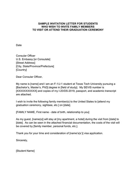 how to write a graduation invitation letter - wordsthatstartwithmar