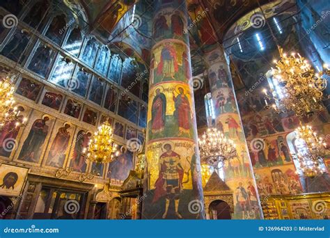 Moscow Kremlin Tower Christ The Savior Church Silhouette Royalty Free