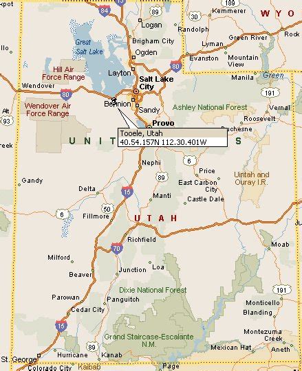 Tooele Utah Map 4