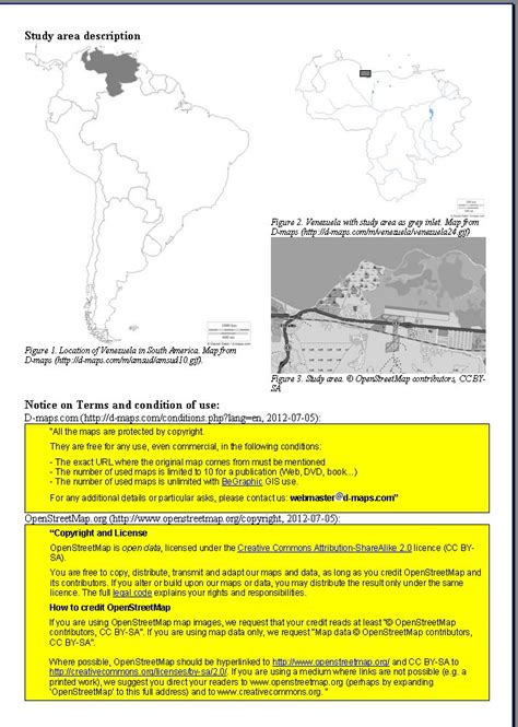 Retrieve A Map Of Venezuela And Inserting It In A Document Centre