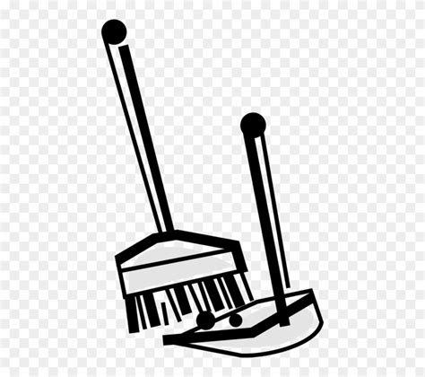 Broom And Dustpan Clipart Black And White 10 Free Cliparts Download