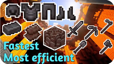 Minecraft How To Get Netherite Super Fast In Minecraft Nether Update
