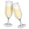 The meaning of this emoji is usually used as two flutes of champagne or sparkling wine being clinked together, as done at a celebratory or convivial toast (cheers!). Clinking Glasses Emoji