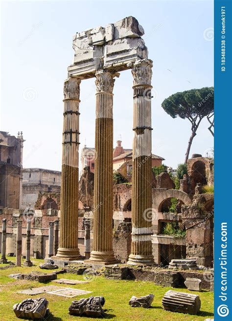 Templo De Venus Genetrix Rome Italia Foto De Archivo Imagen De