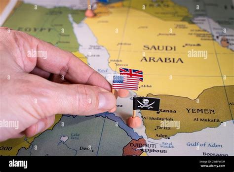 Navigating Complex Waters: The Red Sea Conflict Concept Stock Photo - Alamy