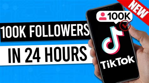 How To Get 100k Followers On Tiktok In 24 Hours Real Proof Youtube