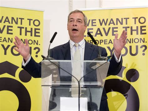 Nigel Farage Claims Migrant Sex Attacks Will Be Nuclear Bomb Of Eu Referendum Campaign The