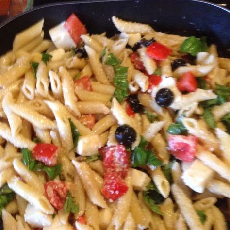 Penne Tomato And Mozzarella Salad Recipe Allrecipes