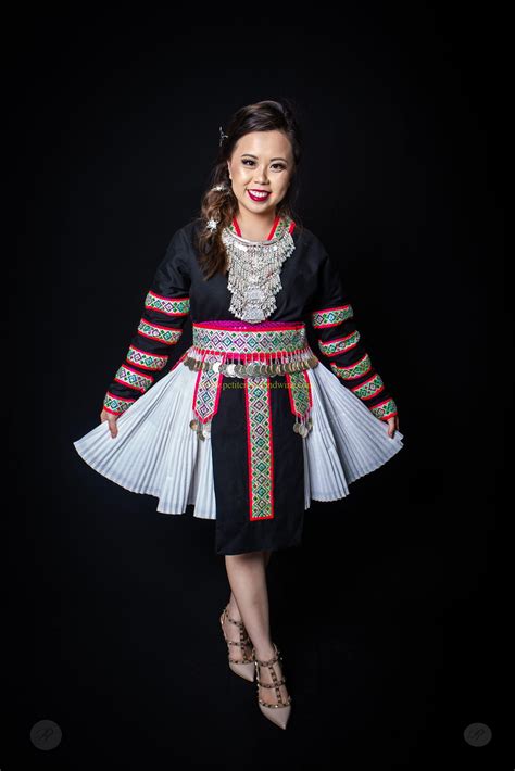Hmong Outfit Series :: Sequin & Stripes | ROSES AND WINE