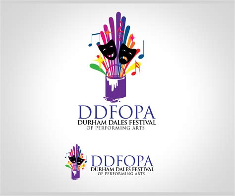 Elegant Playful Festival Logo Design For Durham Dales Festival Of