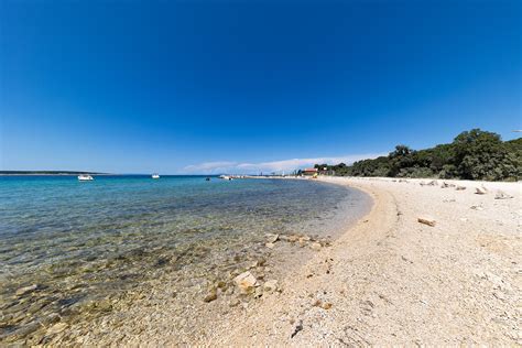 Strand Mandre Auf Der Insel Pag Strandf Hrer Von Kroati De