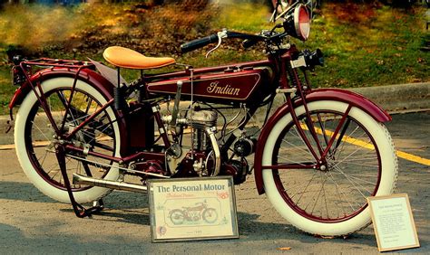Photo 1925 Indian Prince 350 Single Motocycle Restored Luke James