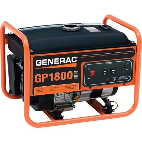 Free Shipping — Generac Gp1800 Portable Generator — 2050 Surge Watts