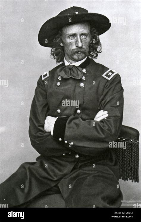 George Armstrong Custer 1839 1876 Us Army Officer And Cavalry Stock