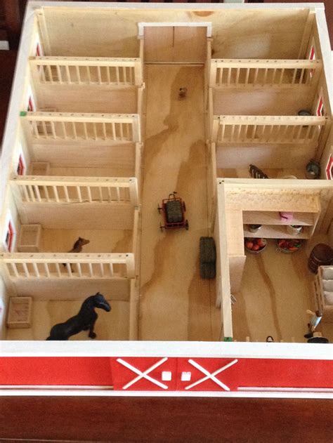 Pin By Lori Block On Schleich Stable Diy Horse Barn Toy Horse Stable