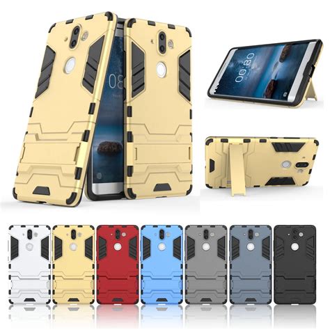 Geumxl Sfor Armor Case Nokia 9 Case Shockproof Robot Silicone Rubber