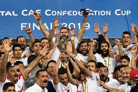 مشوار الزمالك في الكونفدرالية بطوله مستحقه. الفارس الأبيض يتوج بطلا لكأس الكونفدرالية الأفريقية 2019 ...