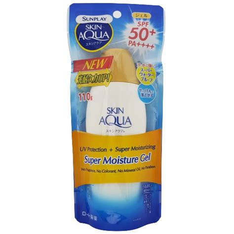 Clearance Sunplay Skin Aqua Uv Super Moisture Gel Spf 50 Pa 110g