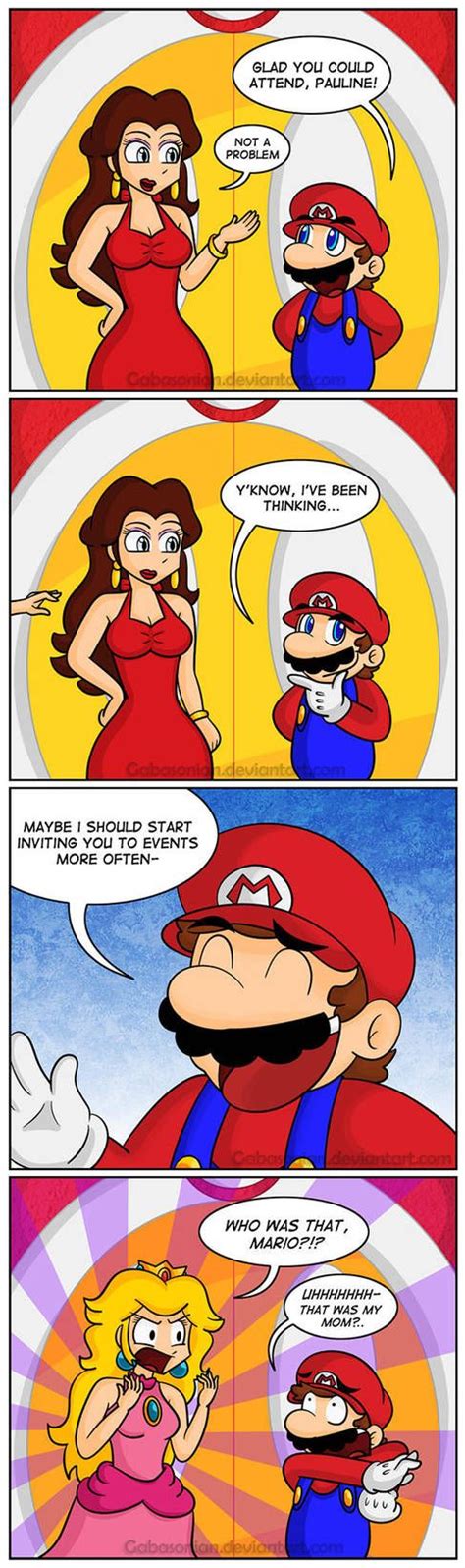 Pauline By Gabasonian Mario Funny Mario Mario Comics