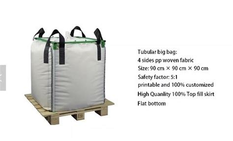 Fibc Bag Large Size Laminated Pp Big Jumbo Fibc Bulk Bag 1 Ton Sand