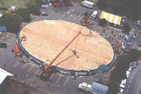 The Worlds Largest Pizza Ever Weighed 26883 Lbs Eater