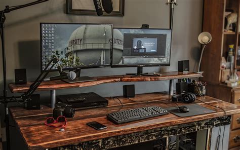 Custom Pc Desk Built A Custom Desk For My Custom Pc Battlestations