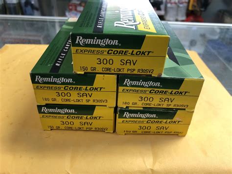 Rounds Rem Ammo R Sv Core Lokt Savage Pointed Soft Point Gr New Savage For