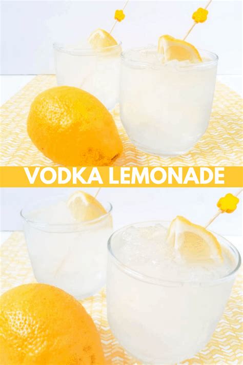 Lemonade, ice, lemon slices, wine. Vodka Lemonade Cocktail Recipe » Sunny Sweet Days