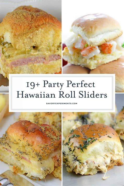 19 Party Perfect Hawaiian Roll Sliders Hawaiian Roll Sandwiches